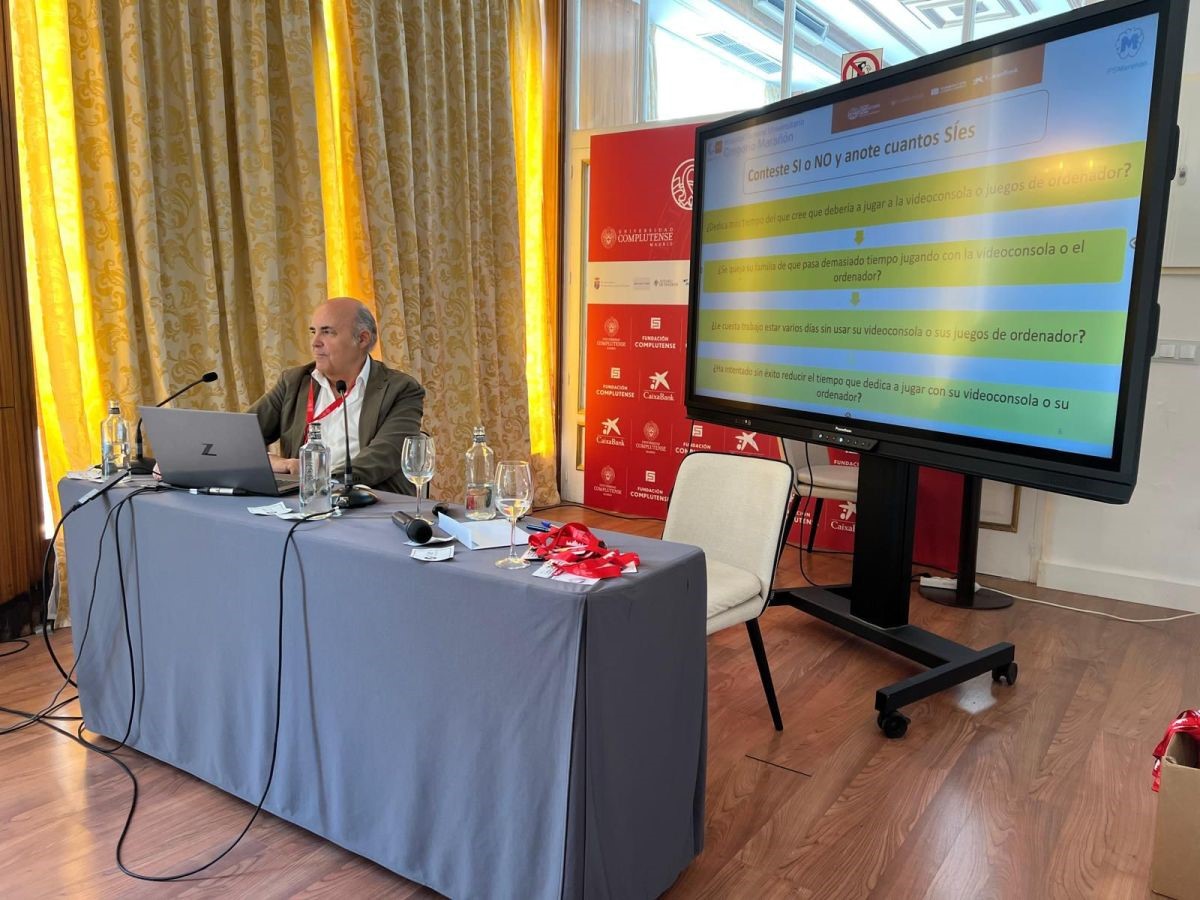 Navarrete durante su intervención en las jornadas