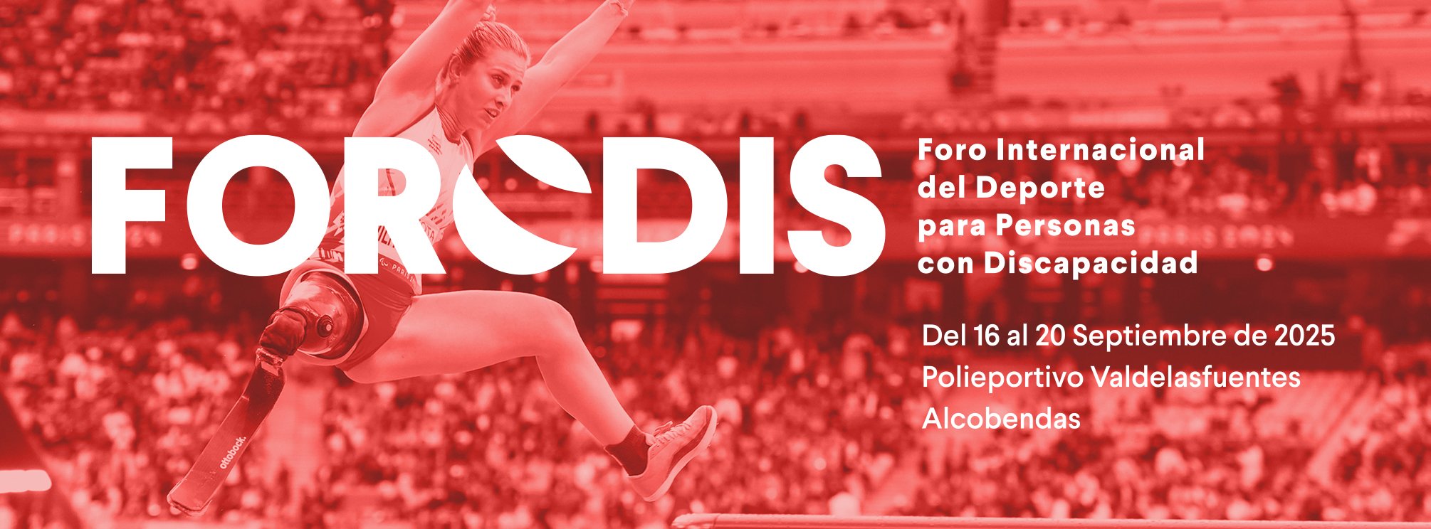 Cartel del I Foro Internacional de Deporte de Personas con Discapacidad Cartel del I Foro Internacional de Deporte de Personas con Discapacidad
