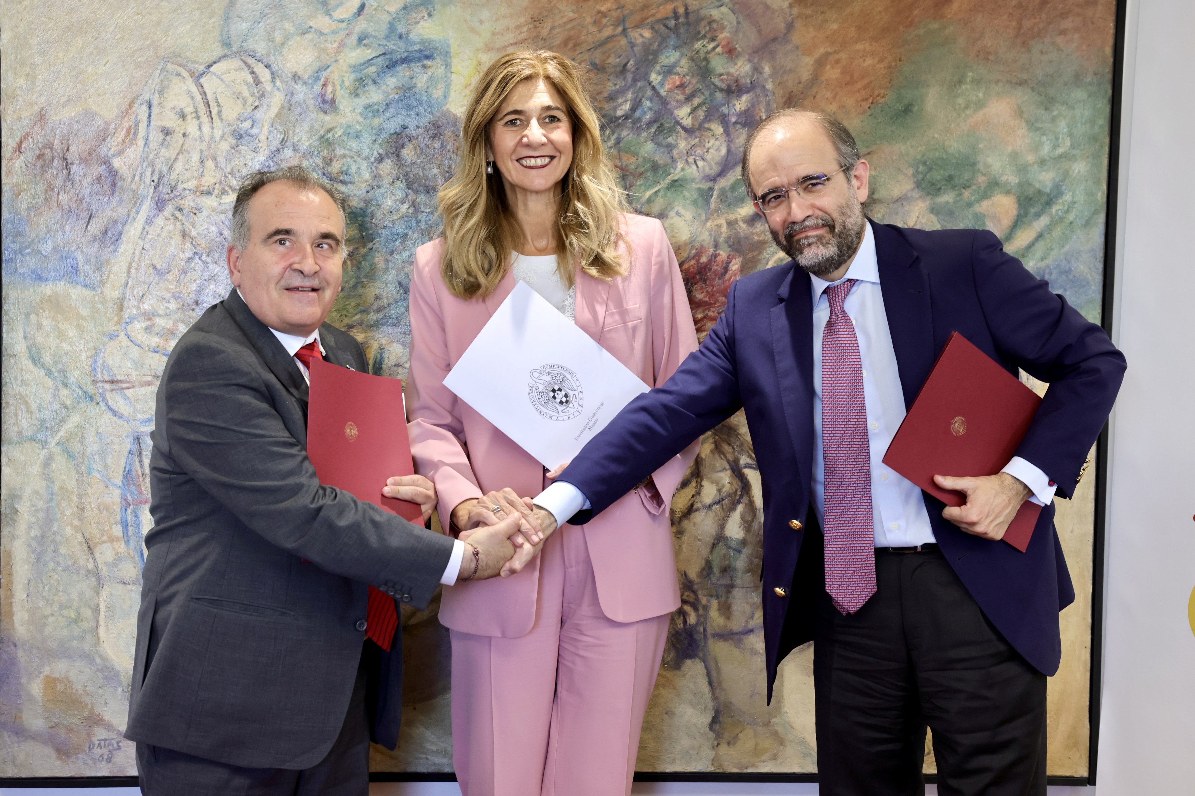 Luis Natalio Royo, María del Rosario Cristóbal y José María Coello de Portugal Martínez del Pera