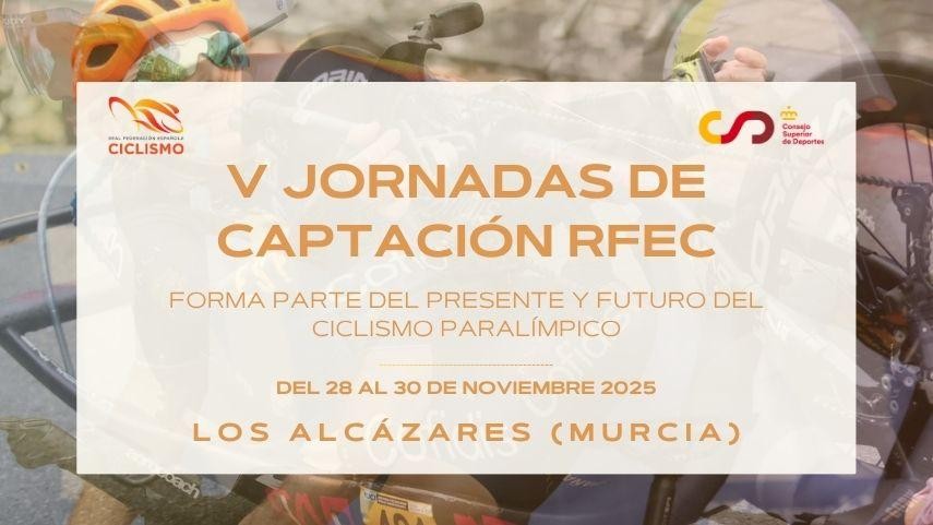 Cartel de las V Jornadas de Captación de la RFEC
