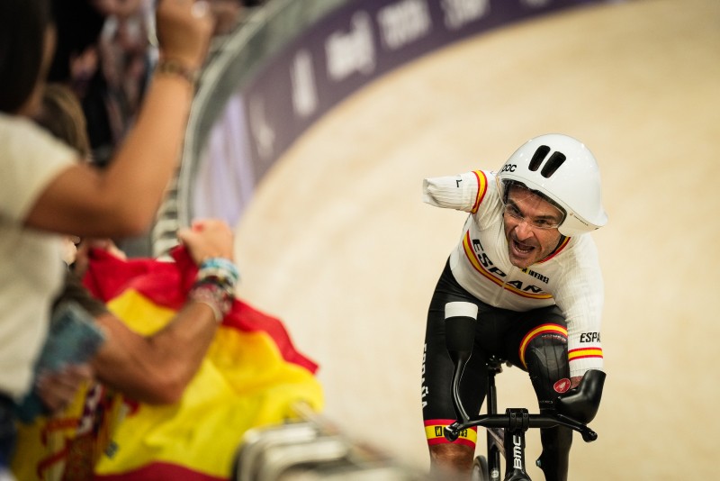 Ricardo Ten en plena competición