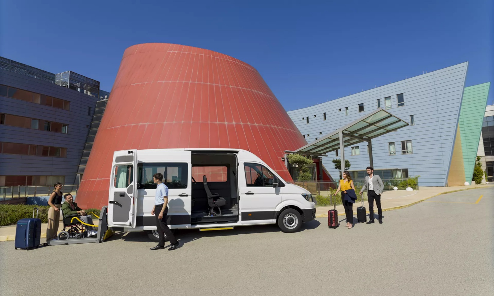 Crafter People PMR de VW adaptado supervisado por Ilunion Accesibilidad