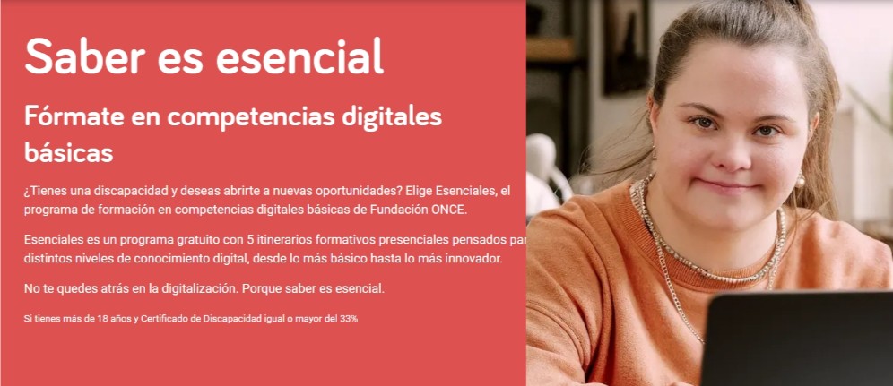 Dispositiva informativa del programa Essenciales