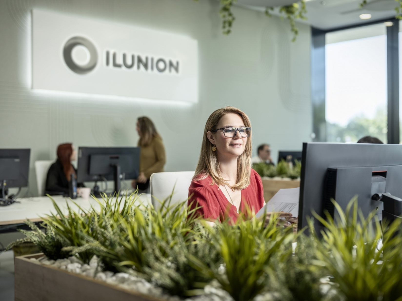 Trabajadora de Ilunion IT Services