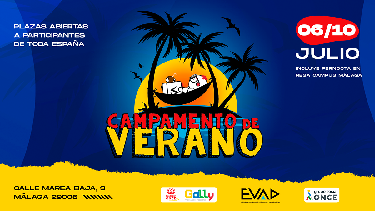 Cartel del Campamento de verano 'Ga11y'