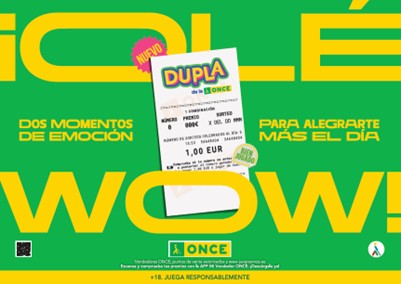 Cartel campaña Dupla de la ONCE