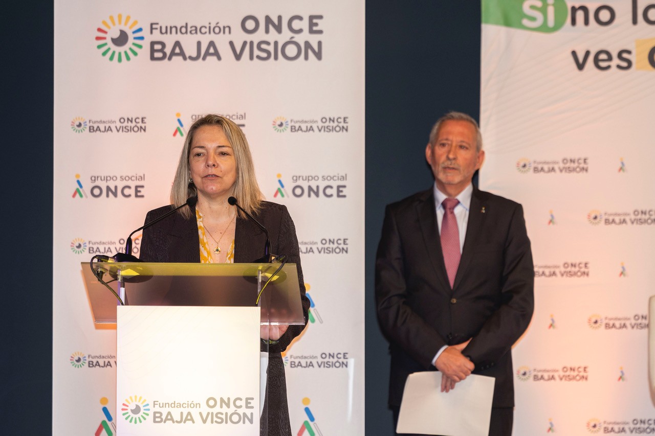 Momento de la intervención de Ana Díaz