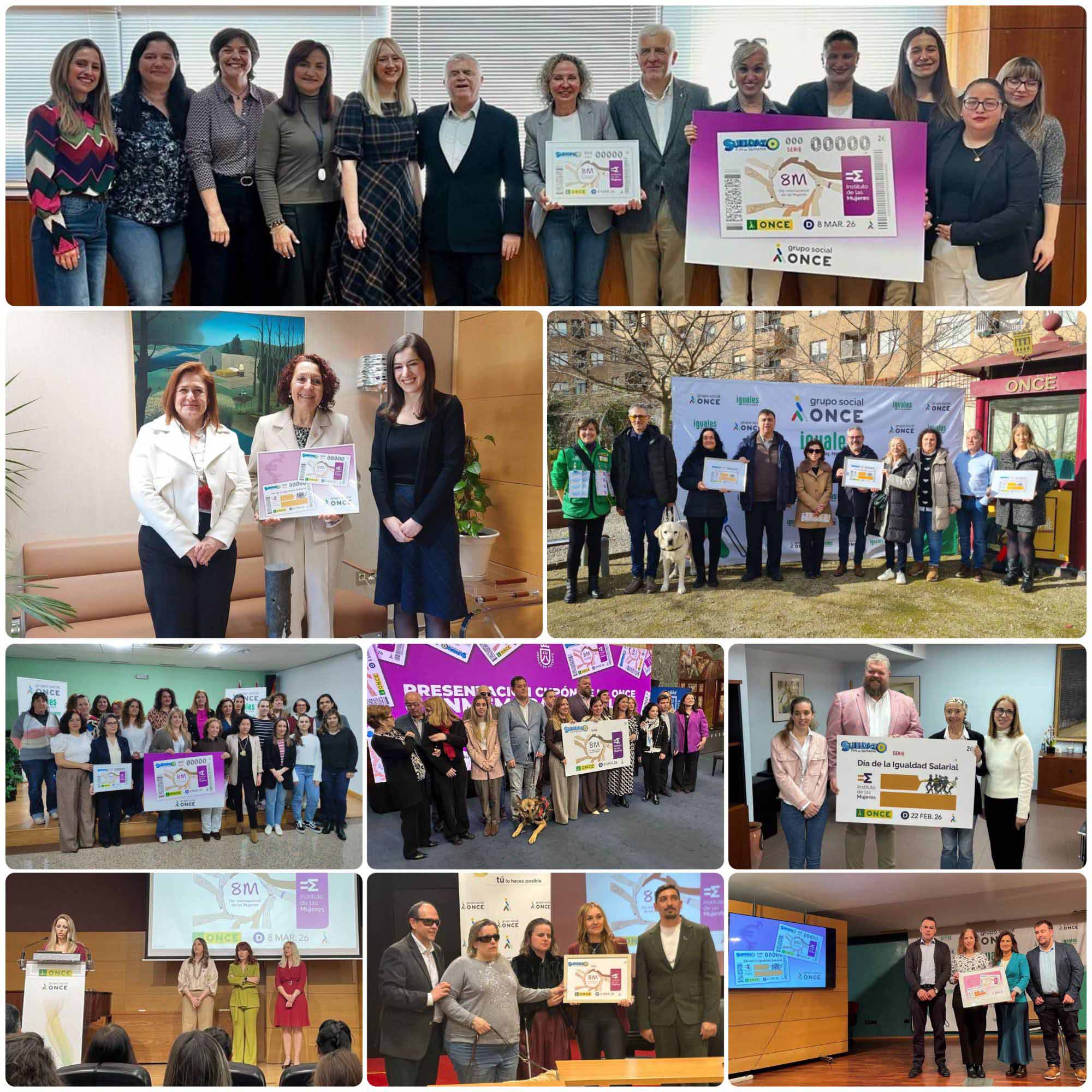 Collage con varias de las presentaciones de los cupones