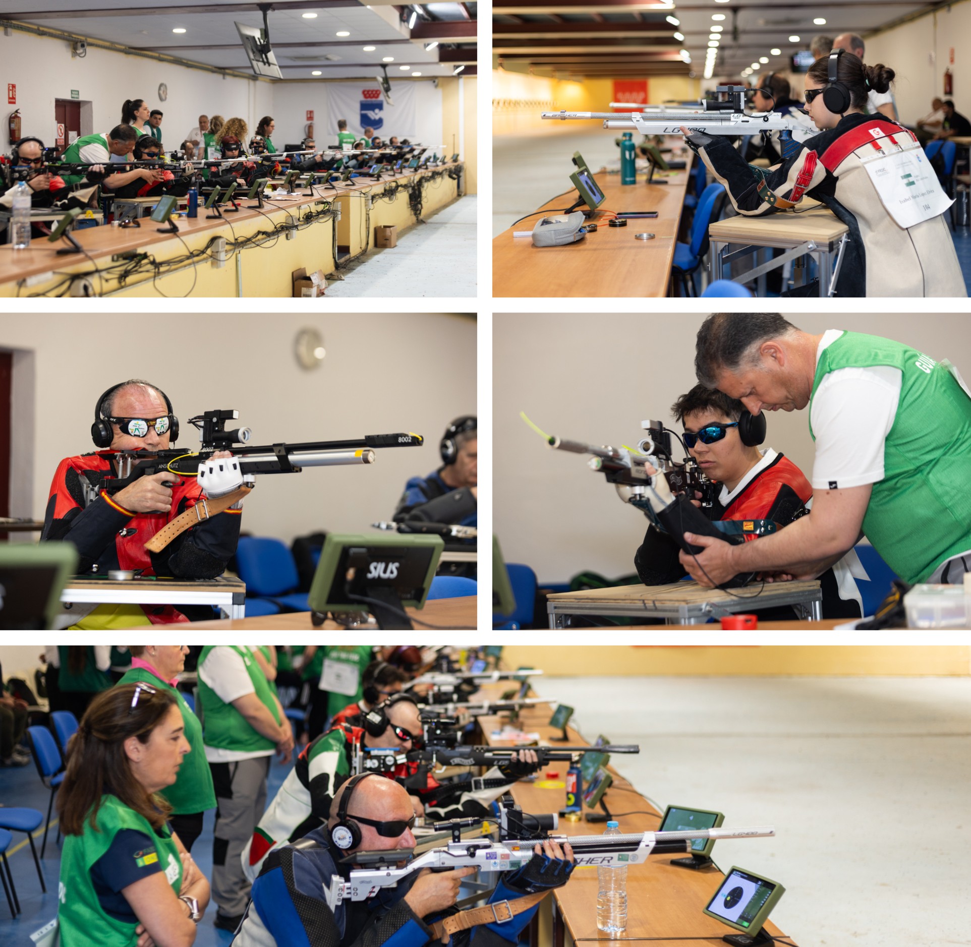 Collage de imágenes de la competición