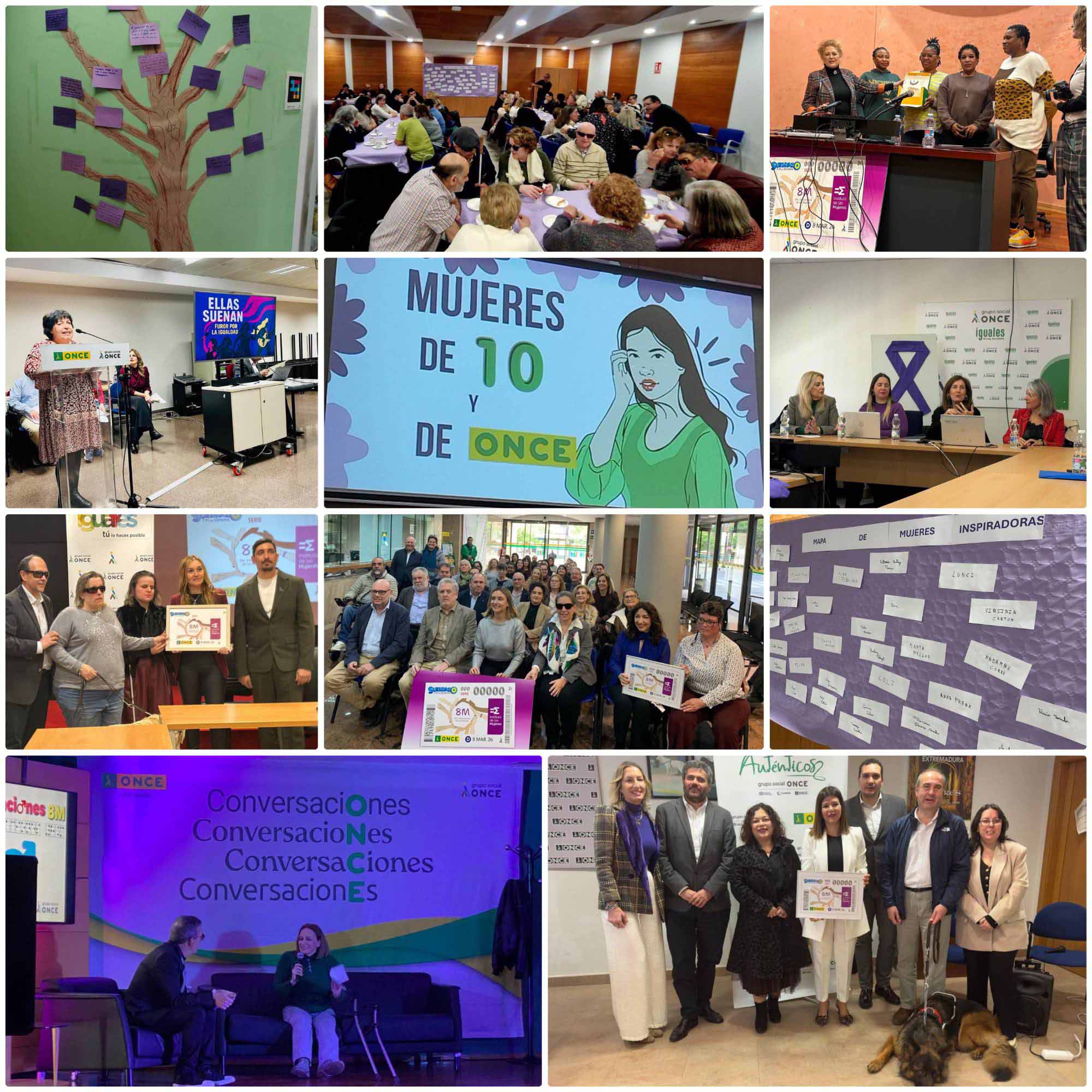 Varias de las actividades celebradas en el Día Internacional de la Mujer