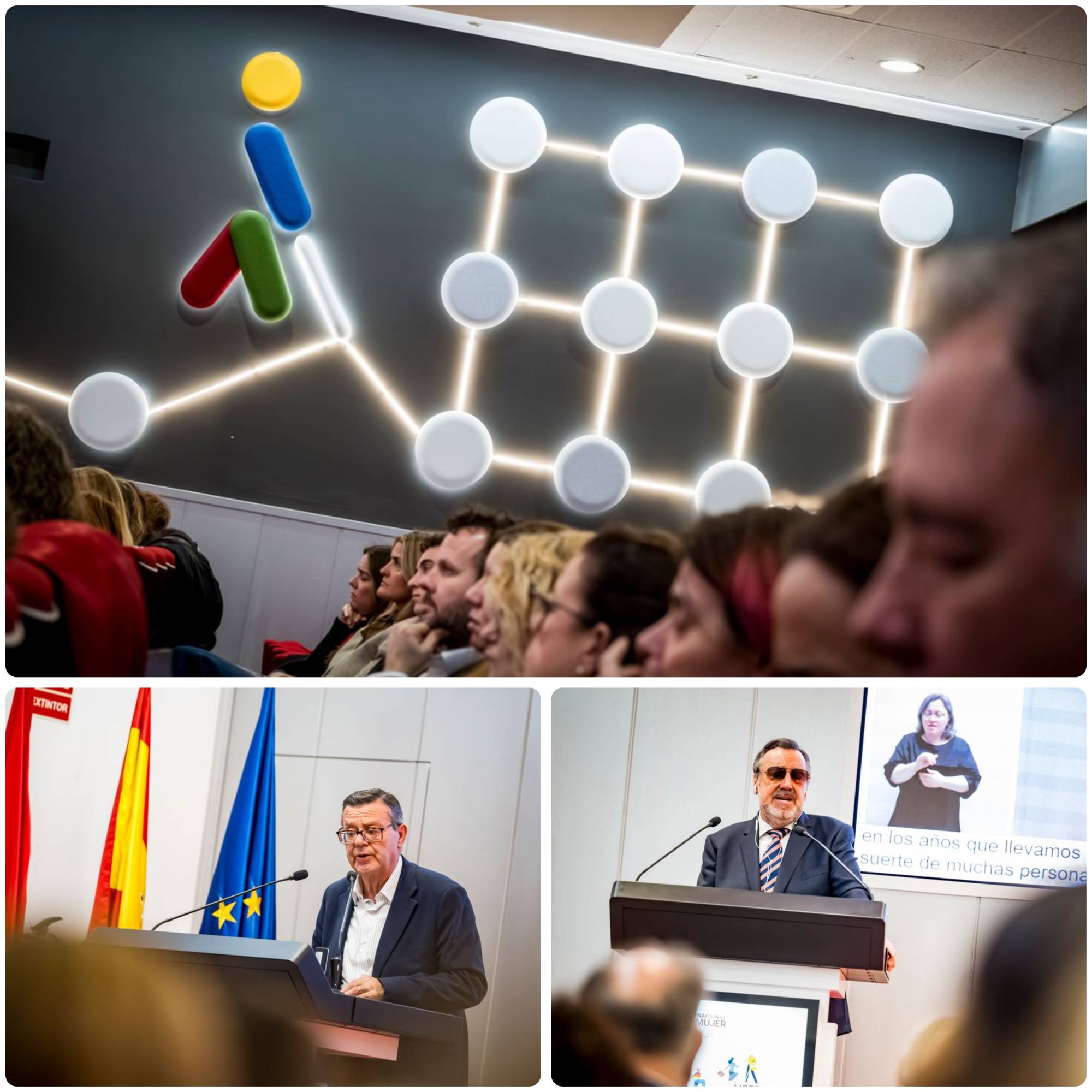 Intervención de Donoso y Carballeda en la inauguración