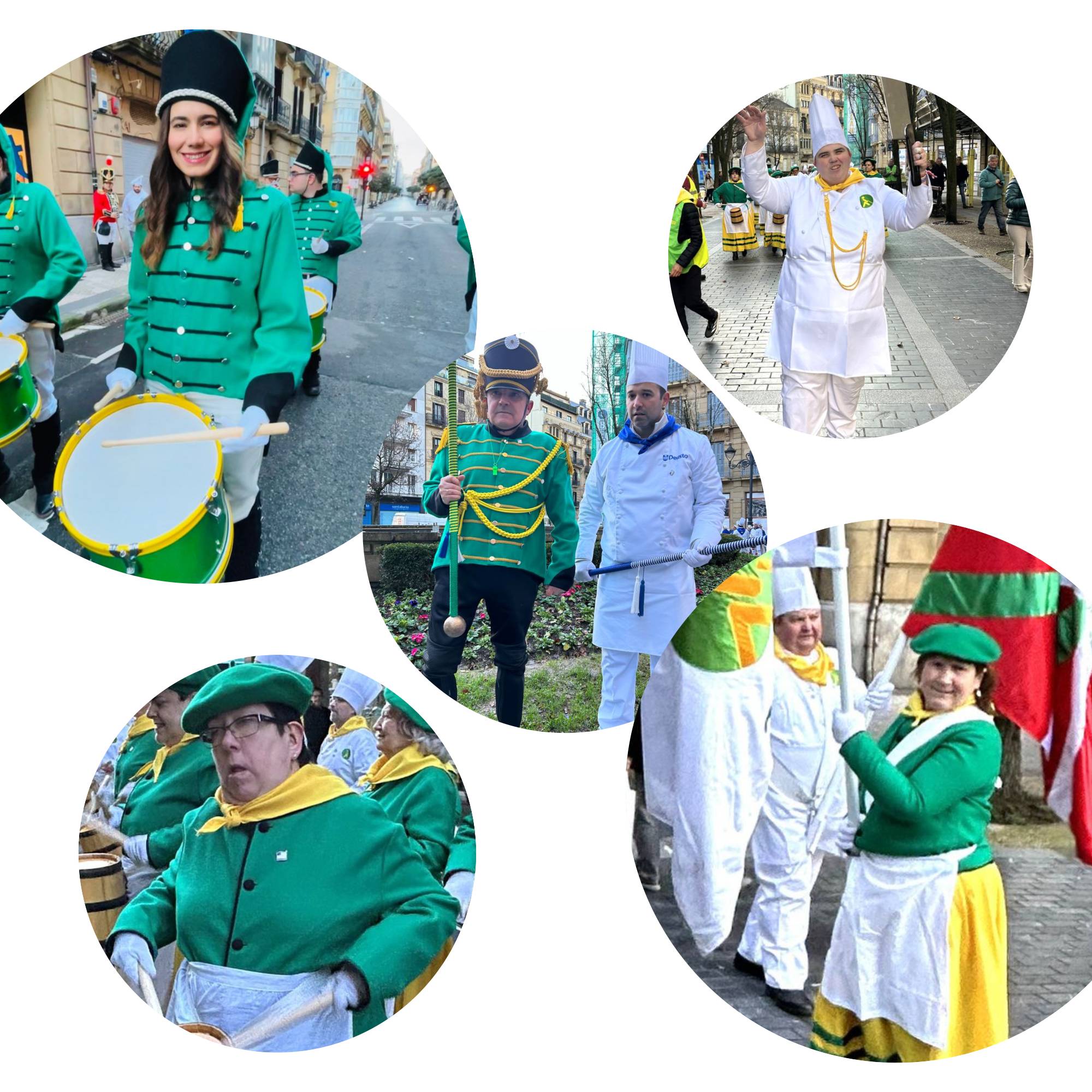 Momentos de Andrea Parte, Fernando Arrieta, Pilar Salaberría, Ana Cobos y Nekane Pariente