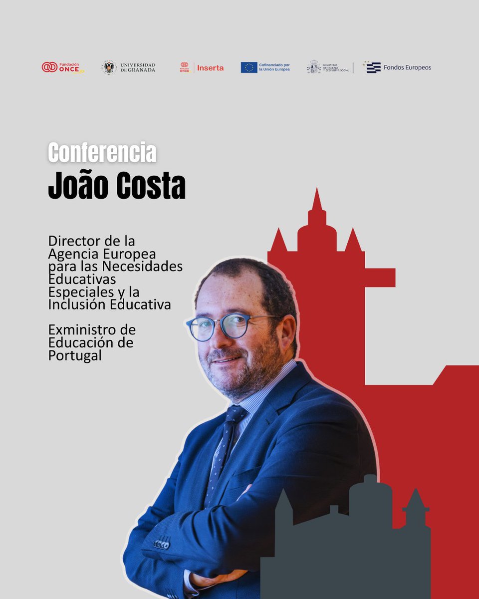Cartel con la imagen de Joao Costa para la su conferencia en el Congreso