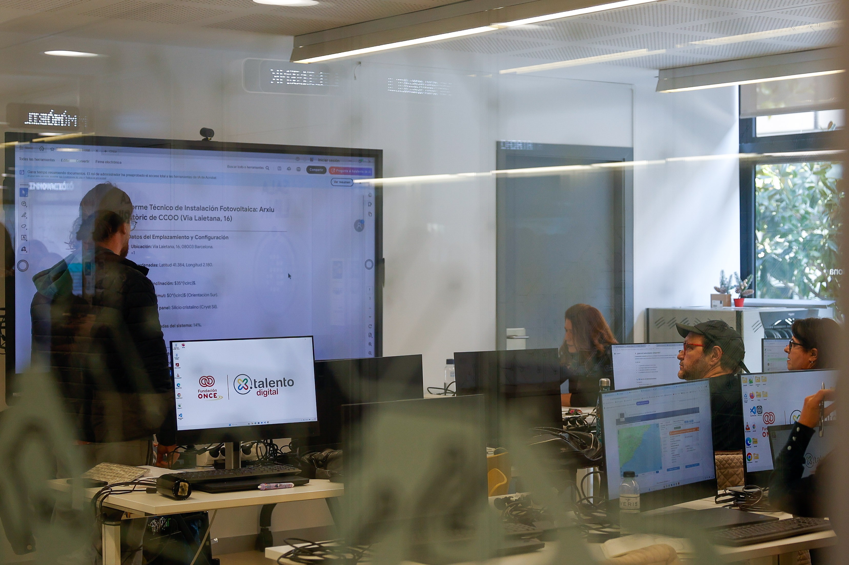 Una de las aulas del centro X Talento Digital