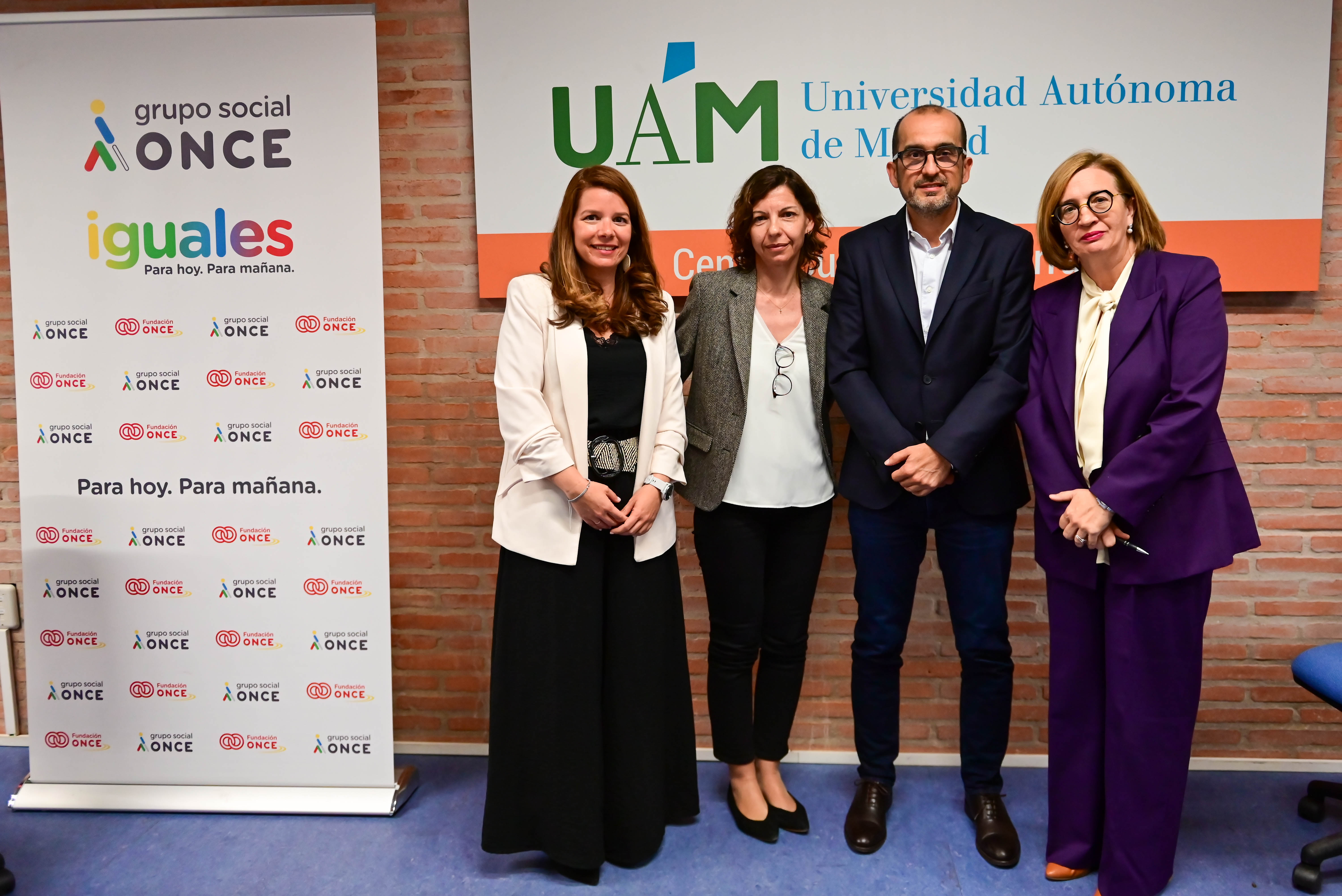 De izda. a dcha. Beatriz Arribas, Ángela Barrios, David Sánchez e Isabel Martínez Lozano