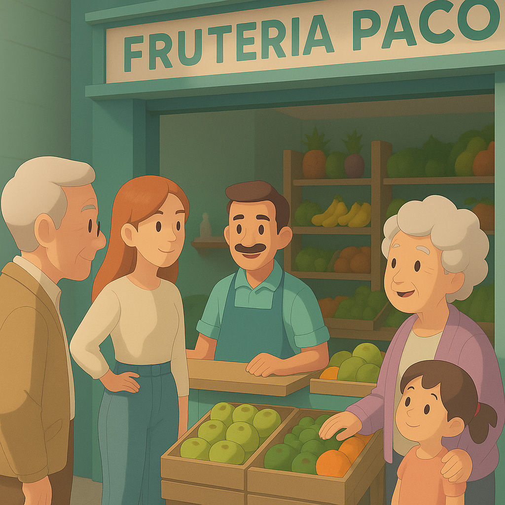 Simulación de la frutería de Paco (ejemplo de Marta Amat)