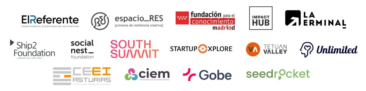 Conjunto de logos de empresas y entidades colaboradoras