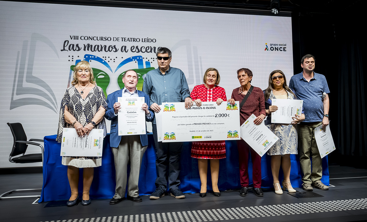 Galatea recoge el premio