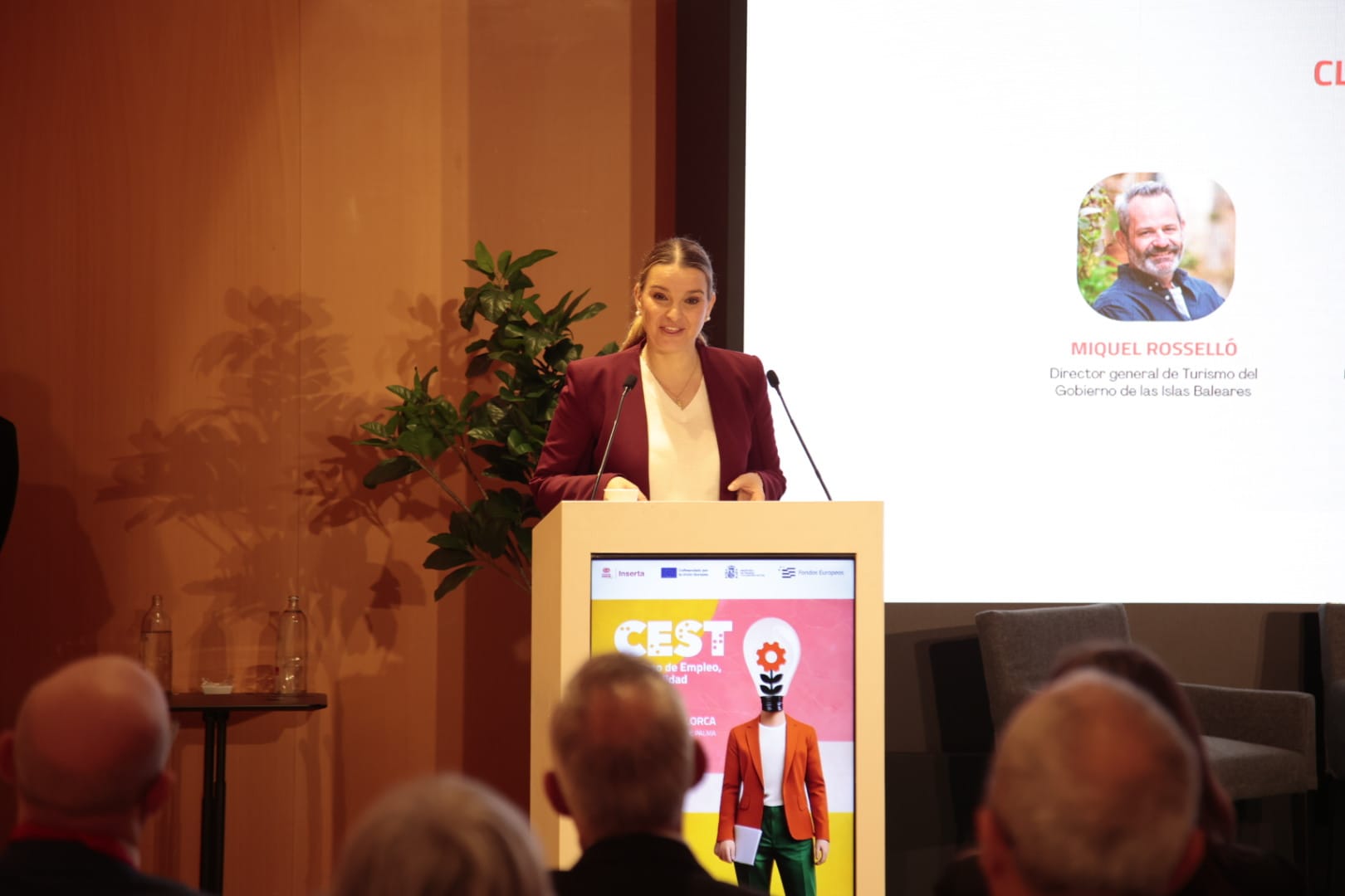 Prohens durante su discurso de clausura