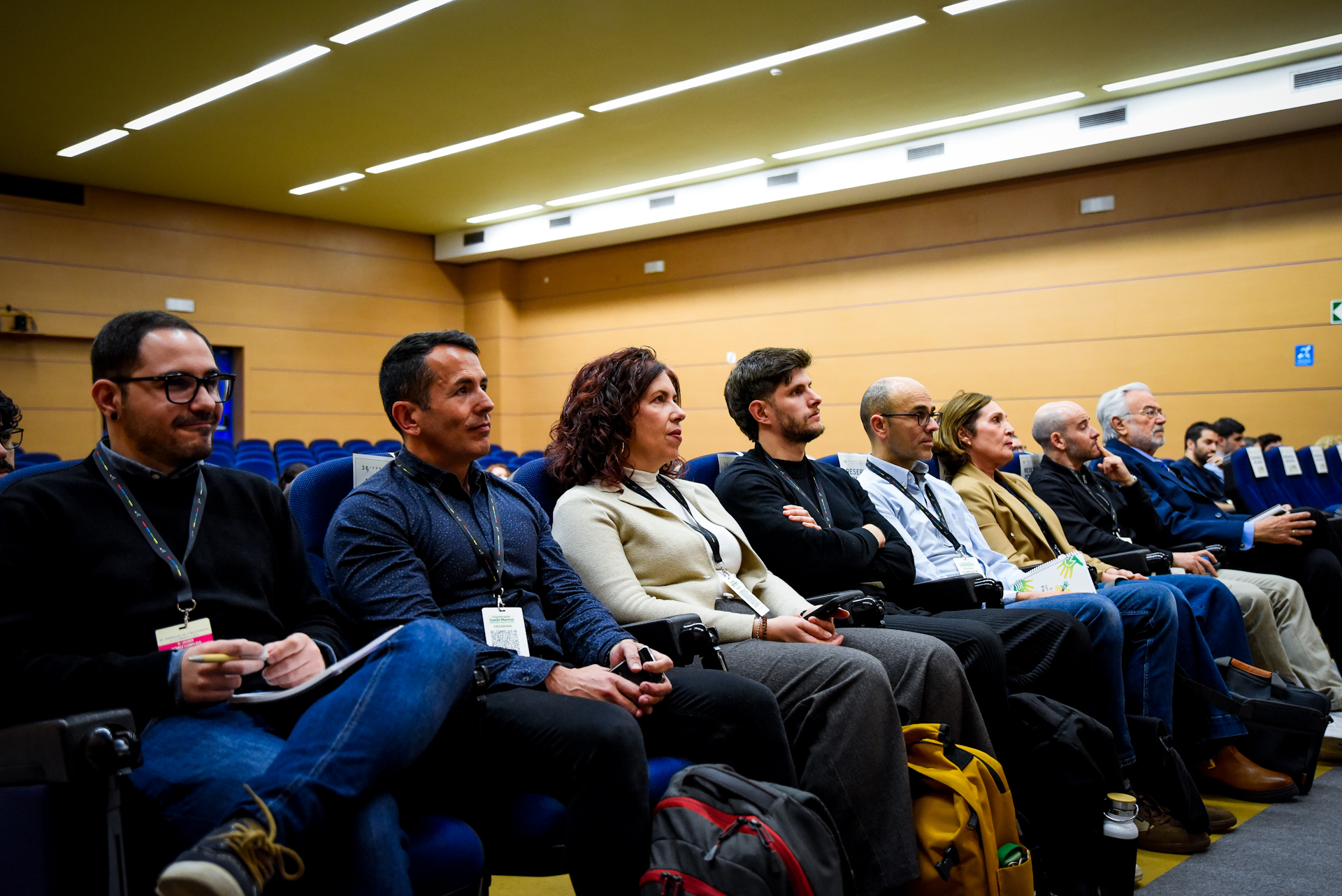 Varios de los ponentes esperando para intervenir en las jornadas
