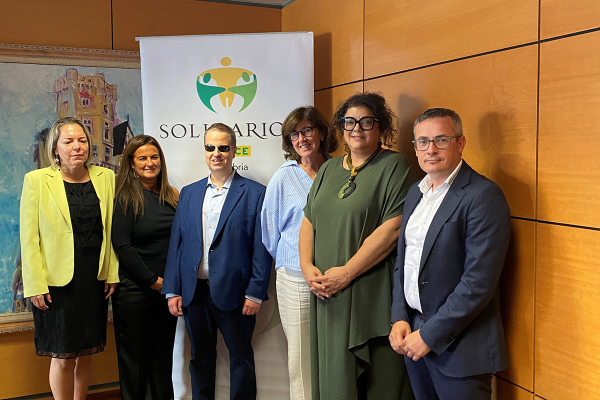 Foto del jurado de los Premios Solidarios Grupo Social ONCE Cantabria 2025